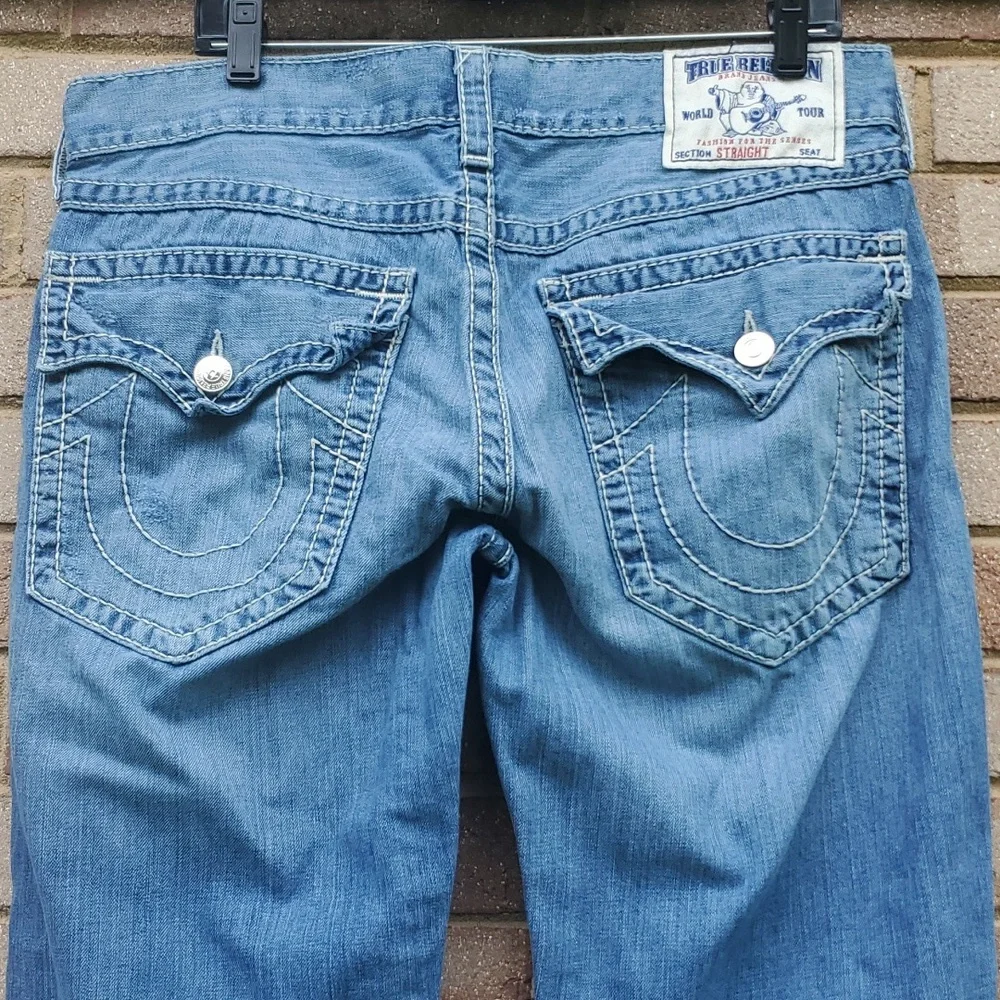 True Religion Jeans Straight with Flap Pockets Size 36